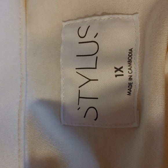 NWT WOMEN'S IVORY SHACKET JACKET SIZE 1X - Picture 5 of 11